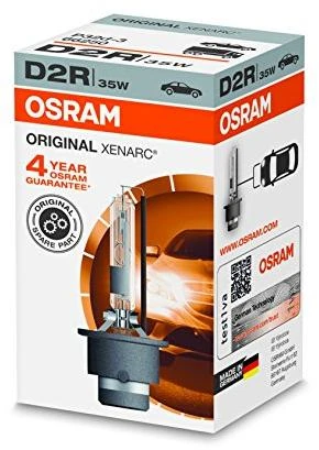 Osram Dujinio išlydžio žibintų lempos XENARC Original 35W P32d-3 D2R