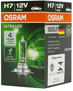 OSRAM Automobilinė lemputė ULTRA LIFE H7 55W 12V PX26D 1vnt