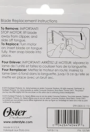OSTER 918-11 Kerpamoji galvutė (1 1/2), 4,0 mm