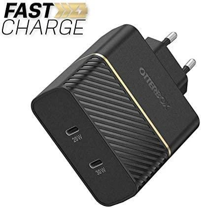 OTTERBOX SIENINIS Įkroviklis 50W USB-C 30W + USB-C 20W Juodas
