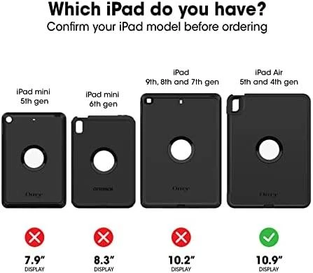 OTTERBOX DEFENDER IPAD AIR 4TH GEN (2020) - Juodas - BULK PACKED