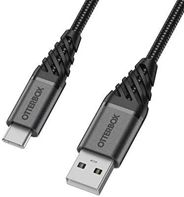 OTTERBOX PREMIUM CABLE USB A - USB C 2M Juodas