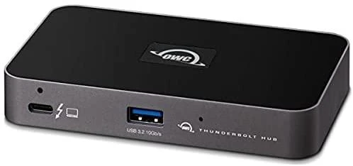 OWC Thunderbolt 4 šakotuvas su USB jungtimi
