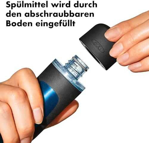 Oxo Good Grips indų šepetys su dozatoriumi
