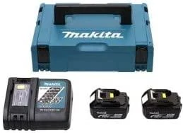 Makita Akumuliatorių ir kroviklio komplektas LXT® 198116-4 18V • BL1860B x2 • DC18RC • LXT®