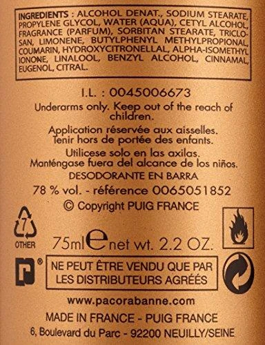 Paco Rabanne 1 Million Rutulinis dezodorantas vyrams, 75 ml