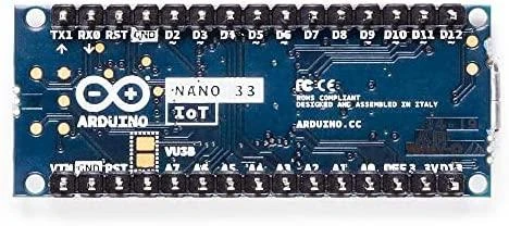 Arduino Nano 33 IoT su jungtimis
