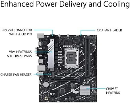 Pagrindinė plokštė ASUS Intel B760 Express / LGA1700 / Micro-ATX / Memory DDR4 / Atminties lizdai 2 / 2xPCI-Express 4.0 1x / 1xPCI-Express 4.0 16x / 2xM.2 / 1x15pin D-sub / 1xHDMI / 2xUSB 2.0 / 4xUSB 3.2 / 1xPS/2 / 1xRJ45 / 3xAudio port