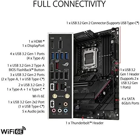 Pagrindinė plokštė ASUS AMD B650/SAM5/ATX/Memory DDR5/Atminties lizdai 4/2xPCI-Express 4.0 1x/1xPCI-Express 4.0 16x/1xPCI-Express 5.0 16x/3xM.2/1xHDMI/1xDisplayPort/4xUSB 2.0/6xUSB 3.2/2xUSB-C/1xRJ45/5xAudio port
