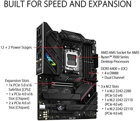 Pagrindinė plokštė ASUS AMD B650/SAM5/ATX/Memory DDR5/Atminties lizdai 4/2xPCI-Express 4.0 1x/1xPCI-Express 4.0 16x/1xPCI-Express 5.0 16x/3xM.2/1xHDMI/1xDisplayPort/4xUSB 2.0/6xUSB 3.2/2xUSB-C/1xRJ45/5xAudio port