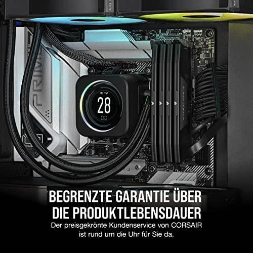 RAM Corsair VENGEANCE 32 GB, DDR5, 4800 MHz, kompiuteris/serveris, registracijos Nr., ECC Nr., 2x16 GB