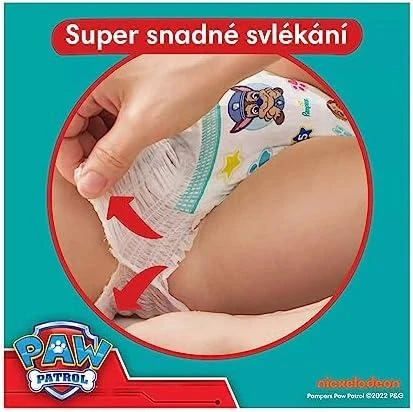Pampers Active Baby Pants Sauskelnės-Kelnaitės - Šunyčių patrulių leidimo, 6 dydis, 14-19kg, 60 vnt.