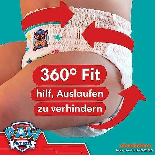 Pampers Active Baby Pants Sauskelnės-Kelnaitės - Šunyčių patrulių leidimo, 6 dydis, 14-19kg, 60 vnt.