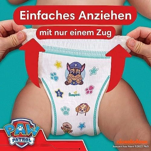 Pampers Active Baby Pants Sauskelnės-Kelnaitės - Šunyčių patrulių leidimo, 6 dydis, 14-19kg, 60 vnt.