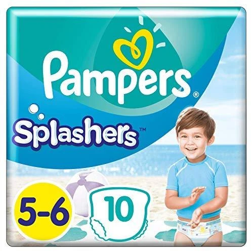 Sauskelnės-Kelnaitės PAMPERS Pants Splashers, 5 dydis 14+ kg, 10 vnt.