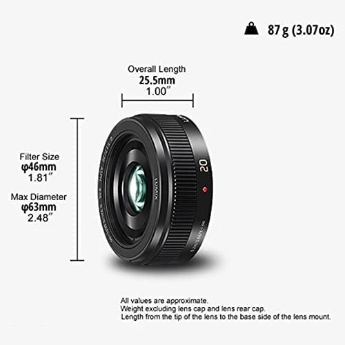 Objektyvas Panasonic Lumix 20mm F/1.7 G II ASPH