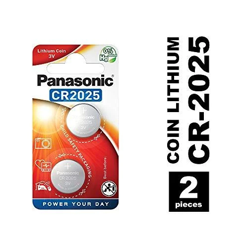 1x2 Panasonic CR 2025 Lithium Power