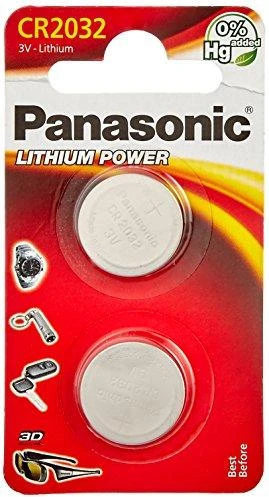Panasonic CR2032 3V baterijos pakuotė