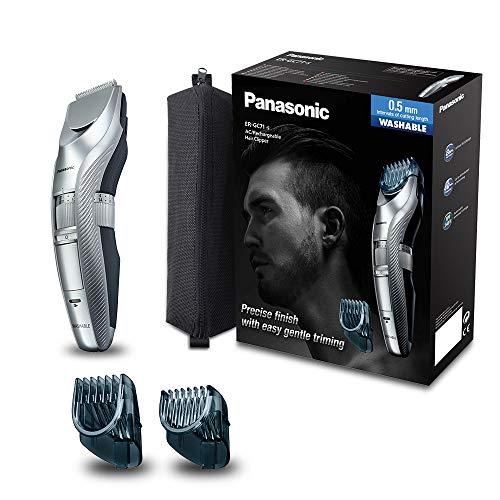 Panasonic | Plaukų kirpimo mašinėlė | ER-GC71-S503 | Belaidis arba laidinis | Ilgio žingsnių skaičius 38 | Žingsnio tikslumas 0,5 mm | Sidabras