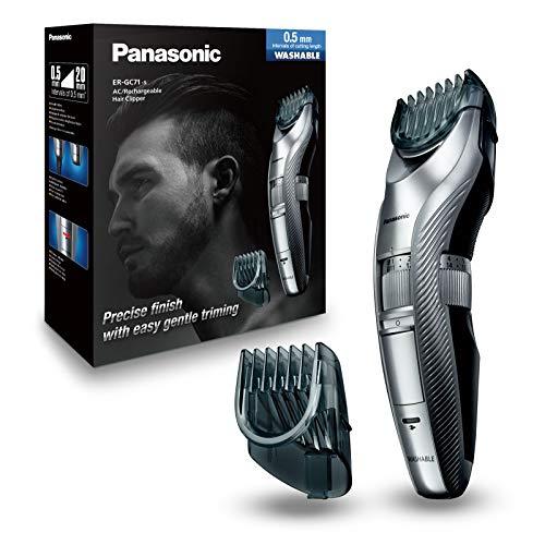 Panasonic | Plaukų kirpimo mašinėlė | ER-GC71-S503 | Belaidis arba laidinis | Ilgio žingsnių skaičius 38 | Žingsnio tikslumas 0,5 mm | Sidabras