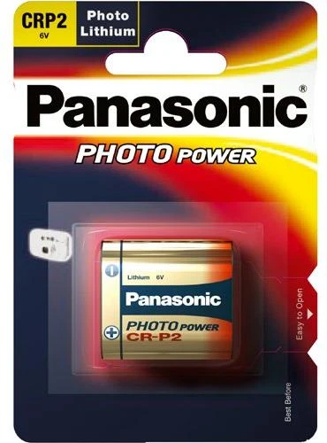 Panasonic CR-P2 6V elementas gamintojo pakuotėje