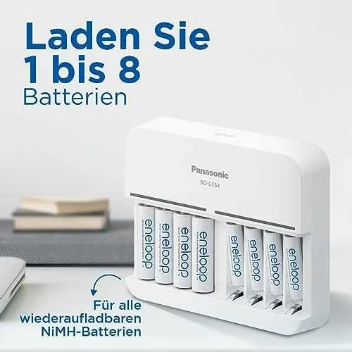 Kroviklis Panasonic ENELOOP BQ-CC63E, 5 val
