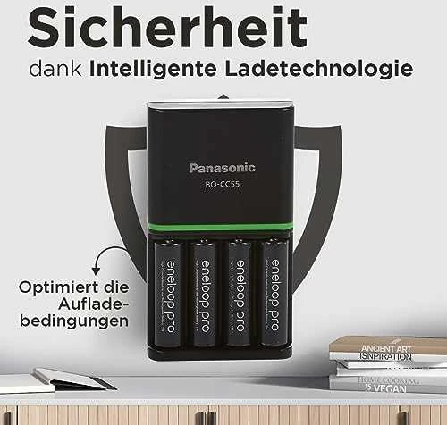 Kroviklis Panasonic ENELOOP Pro K-KJ55HCD40E, 2 val; +(4xAA)