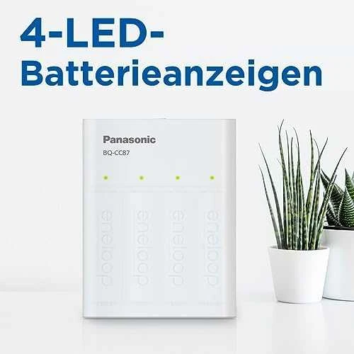 Įkroviklis Panasonic ENELOOP K-KJ87MCD40USB, 2,25 V; +(4xAA)