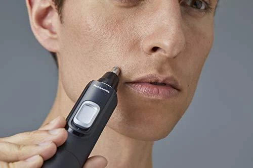 Barzdaskutė „Panasonic“ nosies ir ausų plaukų kirpimo mašinėlė su „Vortex“ valymo sistema | ERGN300K503 | Nosies ir ausų žoliapjovė | Drėgnas ir sausas