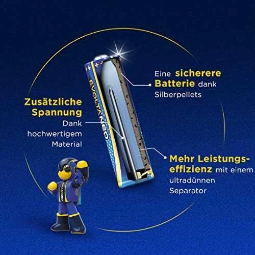 Panasonic Batteries Panasonic Evolta Neo baterija LR03 8B