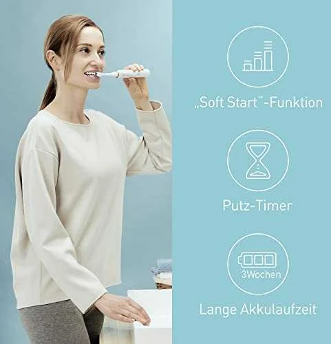 Panasonic | Sonic Elektrinis dantų šepetėlis | EW-DC12-W503 | Įkraunamas | Suaugusiems | Šepetėlių skaičius galvutės įeina 1 | Number of teeth brushing modes 3 | Sonic technology | Golden Baltas
