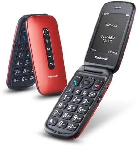 Panasonic KX-TU550EXR 4G Raudona