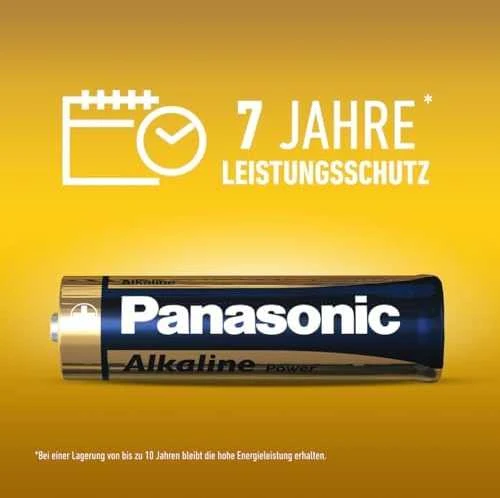 Panasonic Bronze Power AAA Alkaline Batteries Pack 10