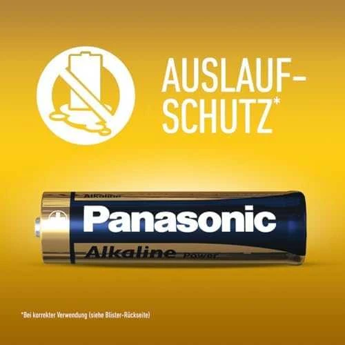 Panasonic Bronze Power AAA Alkaline Batteries Pack 10
