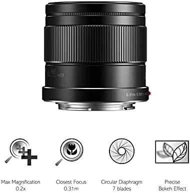 „Panasonic Lumix 42,5 mm f/1.7 G“ galinis OIS objektyvas
