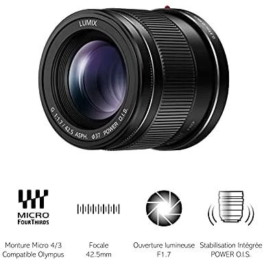 „Panasonic Lumix 42,5 mm f/1.7 G“ galinis OIS objektyvas