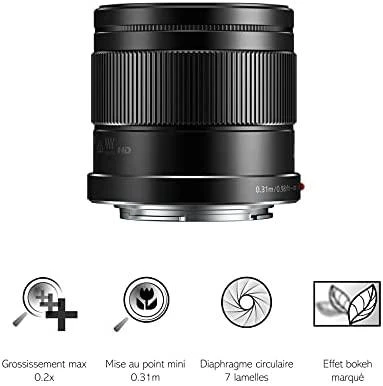 „Panasonic Lumix 42,5 mm f/1.7 G“ galinis OIS objektyvas