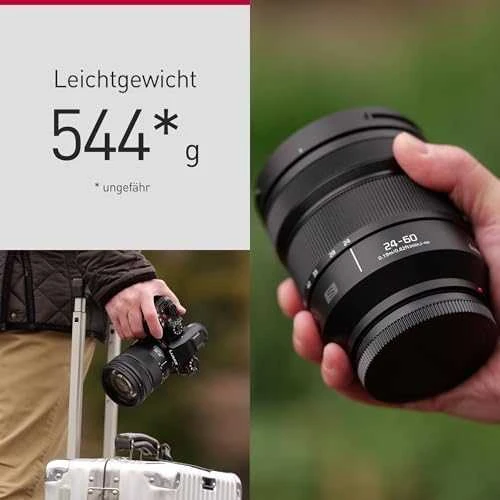 „Panasonic Lumix S 24-60mm f/2.8“ objektyvas