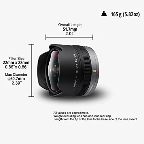 Objektyvas Panasonic Lumix G Fisheye 8mm F/3.5