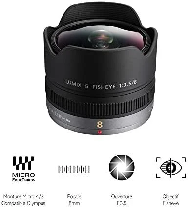 Objektyvas Panasonic Lumix G Fisheye 8mm F/3.5