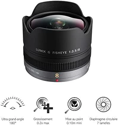 Objektyvas Panasonic Lumix G Fisheye 8mm F/3.5