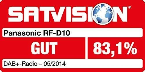 Radijo imtuvas Panasonic RF-D 10 EG-K Juodas