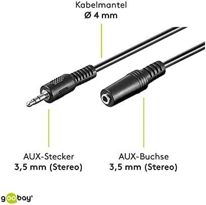 Goobay Ausinės ant ausų Panasonic RP-HTF295E-K