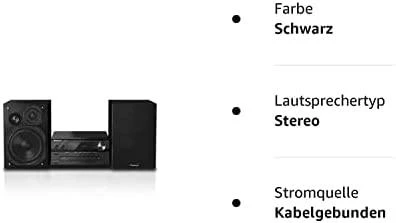 Muzikinis centras Panasonic SC-PMX94EG-K juoda