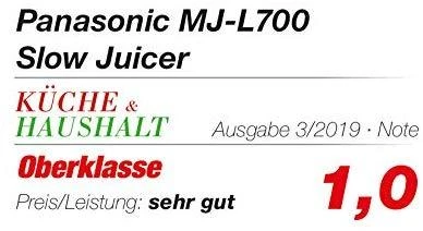 Panasonic lėto spaudimo sulčiaspaudė, 150 W, nerūdijančio plieno ir plastiko korpusas, MJ-L700KXE