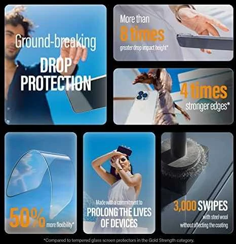 Panzer Glass PanzerGlass™ Privatumo ekrano apsauga Apple iPhone 14 Pro Max | Itin platus pritaikymas w. EasyAligner
