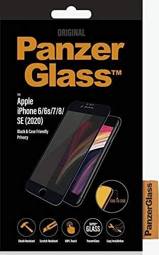 Panzer Glass PanzerGlass | Apple | iPhone 6/6s/7/8/SE (2020) | Hibridinis stiklas | Juodas | Anti-glare danga; Mėlyna šviesos mažinimas | Privatumo filtras