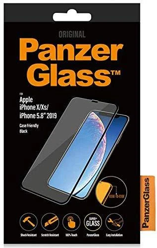 Panzer Glass Ekrano apsauginė plėvelė PREMIUM TEMPERED stiklas 3D pilnas dangtelis skirtas iPhone 11 Pro Casefriendly (Juodas)