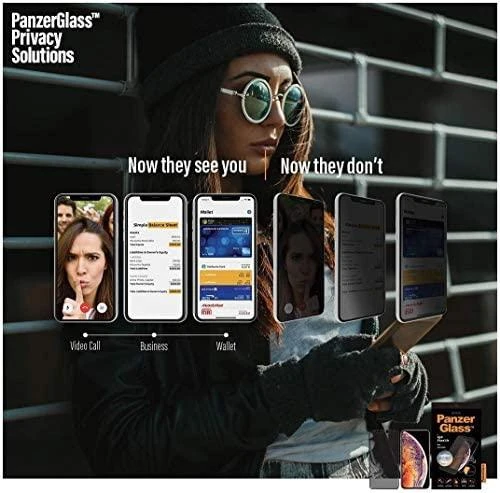 Panzer Glass PanzerGlass | P2666 | Ekrano apsauga | Apple | iPhone X/Xs/11 Pro | Grūdintas stiklas | Juodas | Konfidencialumo filtras; Viso kadro aprėptis; Nedūžtančios filmas (sulaiko stiklą ir apsaugo nuo stiklo šukių dūžtant); Tinkamas dėklui – suderinamas su visais dėklais; Anti-glare danga (sumažina šviesos atspindį); Mėlyna šviesos mažinimas; Lengvas montavimas su pilnais klijais; Oleofobinis sluoksnis (antibakterinis + antipirštų atspaudas); 100% prisilietimo išsaugojimas; Išlaiko visas telefono funkcijas