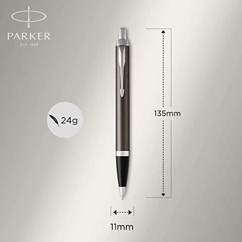 Automatinis tušinukas PARKER IM Dark 1.0mm, mėlynas rašl. (2017)